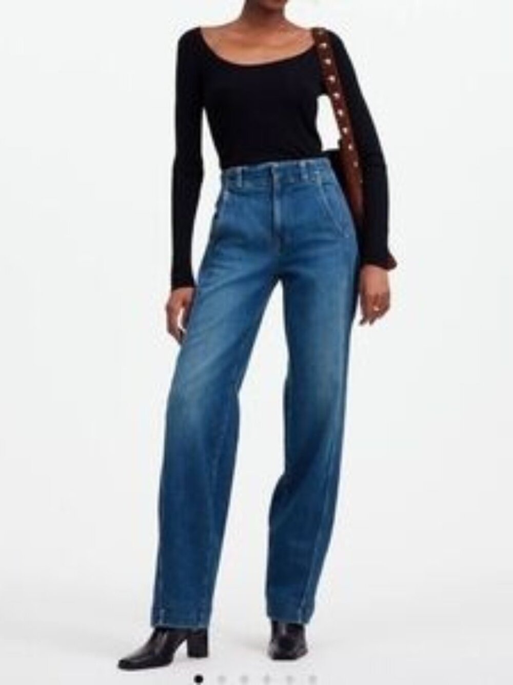 NWT Madewell trouser jeans petite 31 P31